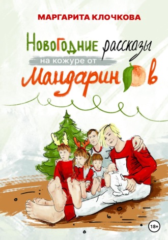 Обложка книги «Новогодние рассказы на кожуре от мандаринов»