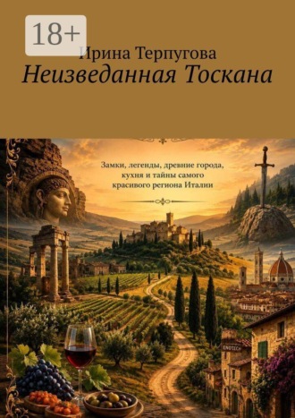 Обложка книги «Неизведанная Тосканa. Замки, легенды, древние города, кухня и тайны самого красивого региона Италии»
