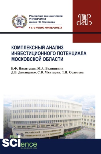 Сергей Владимирович Мхитарян. Комплексный анализ инвестиционного потенциала московской области. (Аспирантура, Бакалавриат, Магистратура). Монография.
