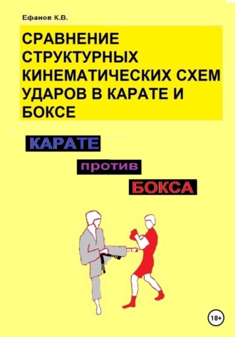 Обложка книги «Карате против бокса. Сравнение структурных кинематических схем ударов в боксе и карате»