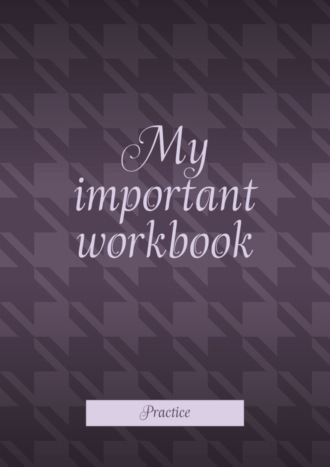 Обложка книги «My important workbook. Practice»