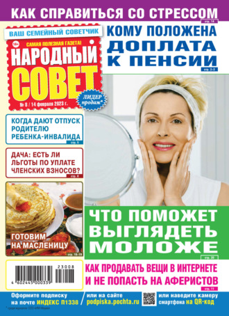 Обложка книги «Народный совет №08/2023»