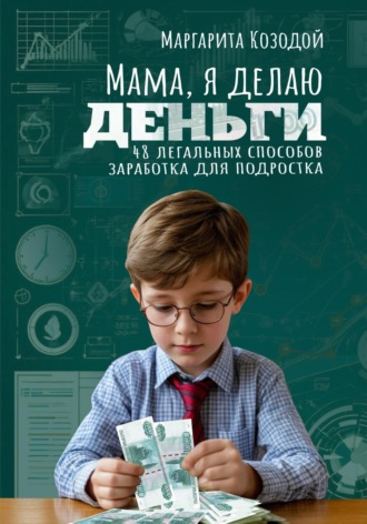 Обложка книги «Мама, я делаю деньги. 48 легальных способов заработка для подростков»