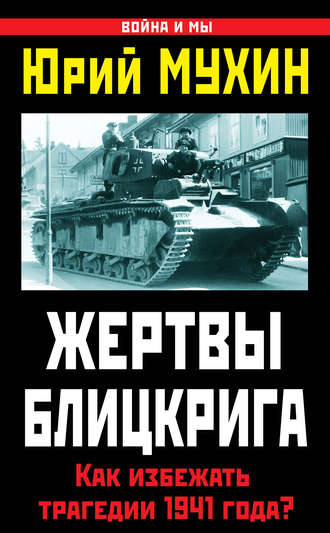 Обложка книги «Жертвы Блицкрига. Как избежать трагедии 1941 года?»