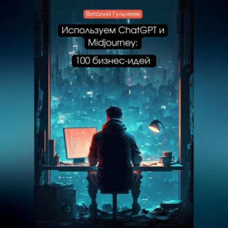 Обложка книги «Используем ChatGPT и Midjourney: 100 бизнес-идей»