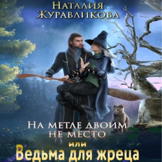Обложка книги «На метле двоим не место, или Ведьма для жреца»