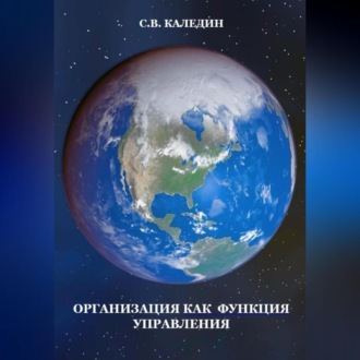 Обложка книги «Организация как функция управления»