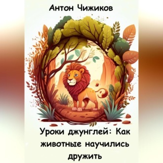 Обложка книги «Уроки джунглей: как животные научились дружить»