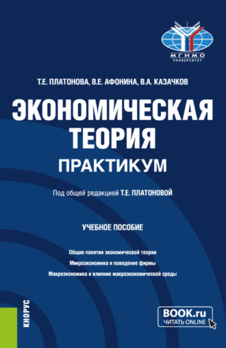 Вера Евгеньевна Афонина. Экономическая теория. Практикум. (Бакалавриат). Учебное пособие.