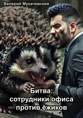 Обложка книги «Битва: сотрудники офиса против ёжиков»