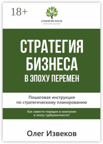 Обложка книги «Стратегия бизнеса в эпоху перемен. Пошаговая инструкция по стратегическому планированию»