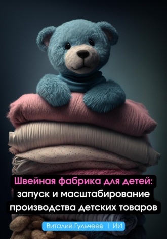 Обложка книги «Швейная фабрика для детей: запуск и масштабирование производства детских товаров»