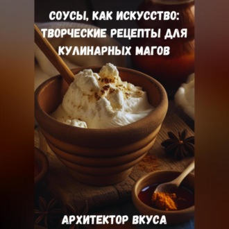 Обложка книги «Соусы, как искусство: творческие рецепты для кулинарных магов»