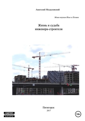 Обложка книги «Жизнь и судьба инженера-строителя»
