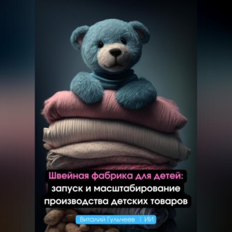 Обложка книги «Швейная фабрика для детей: запуск и масштабирование производства детских товаров»