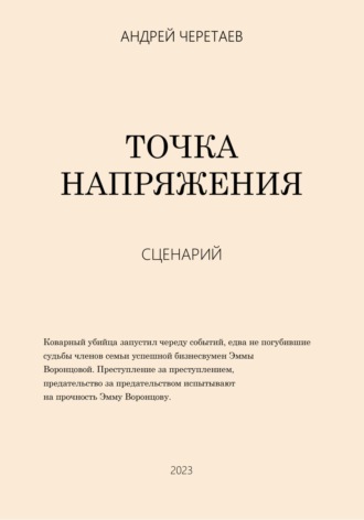 Андрей Александрович Черетаев. Точка напряжения (сценарий)