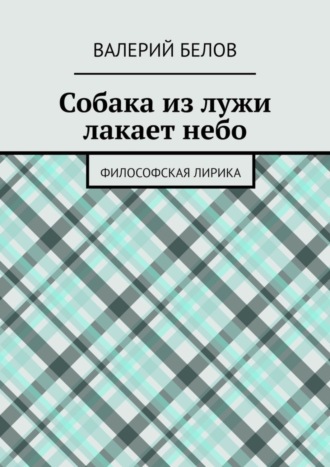 Валерий Белов. Собака из лужи лакает небо. Философская лирика