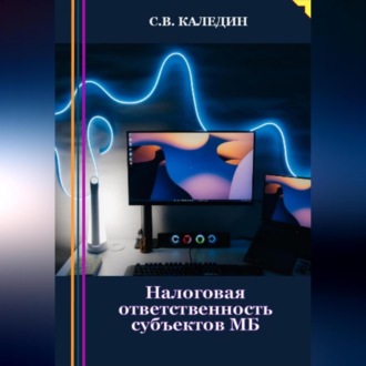 Обложка книги «Налоговая ответственность субъектов МБ»