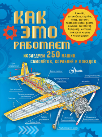 Обложка книги «Как это работает. Исследуем 250 машин, самолётов, кораблей и поездов»