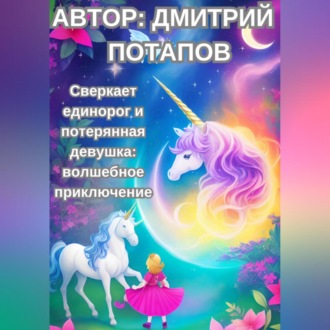 Обложка книги «Сверкает единорог и потерянная девушка: волшебное приключение»
