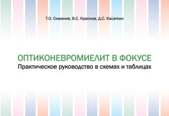 Обложка книги «Оптиконевромиелит в фокусе. Практическое руководство в схемах и таблицах»