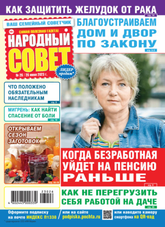 Обложка книги «Народный совет №26/2023»