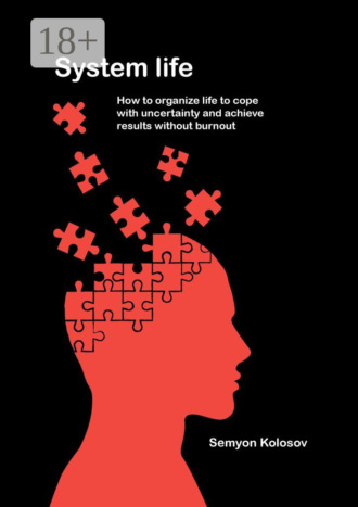 Обложка книги «System life. How to organize life to cope with uncertainty and achieve results without burnout»