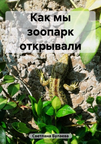 Обложка книги «Как мы зоопарк открывали»