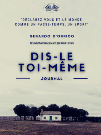 Обложка книги «Dis-Le Toi-Même»