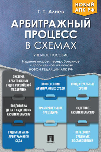 Т. Т. Алиев. Арбитражный процесс в схемах