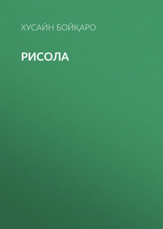 Обложка книги «Рисола»