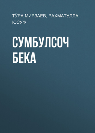 Обложка книги «Сумбулсоч бека»