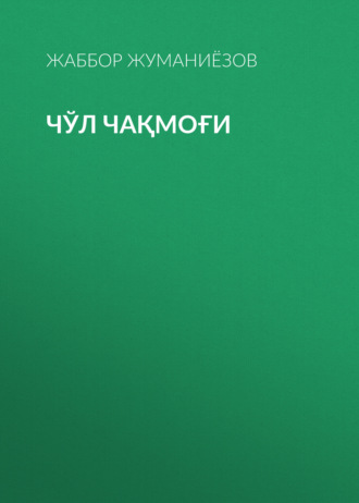 Обложка книги «Чўл чақмоғи»