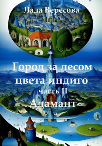 Обложка книги «Город за лесом цвета индиго Адамант»