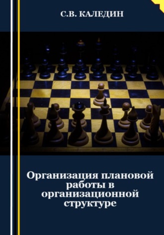 Сергей Каледин. Организация плановой работы в организационной структуре