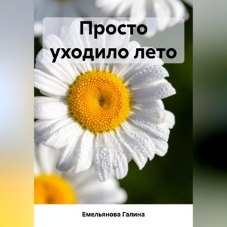 Обложка книги «Просто уходило лето»