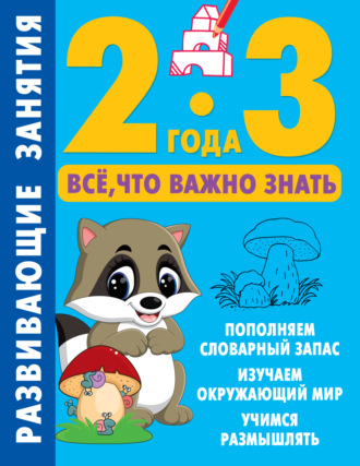Обложка книги «Развивающие занятия. Всё, что важно знать. 2–3 года»