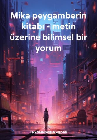 Обложка книги «Mika peygamberin kitabı – metin üzerine bilimsel bir yorum»