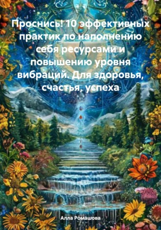 Обложка книги «Проснись! 10 эффективных практик по наполнению себя ресурсами и повышению уровня вибраций. Для здоровья, счастья, успеха»