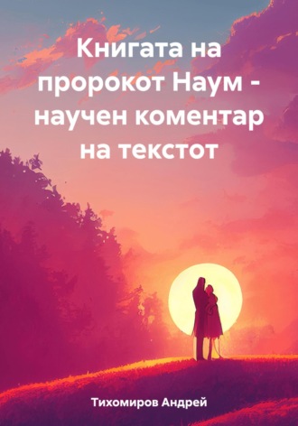 Обложка книги «Книгата на пророкот Наум – научен коментар на текстот»