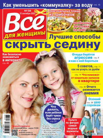 Обложка книги «Всё для женщины №38/2023»