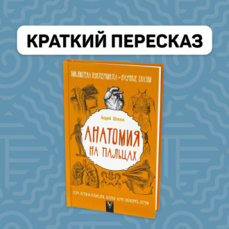Обложка книги «Анатомия на пальцах - краткий пересказ книги Андрея Шляхова»