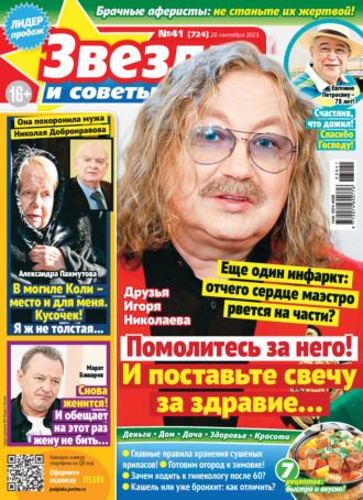 Обложка книги «Звёзды и советы №41/2023»