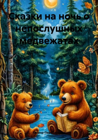 Обложка книги «Сказки на ночь о непослушных медвежатах»