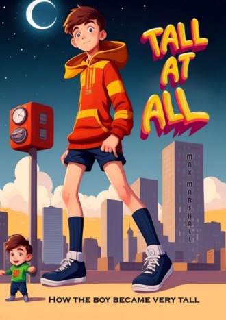 Обложка книги «Tall at All. How the boy became very tall»