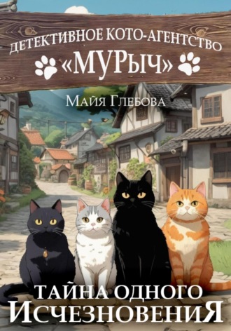 Обложка книги «Детективное Кото-Агентство «МУРыч». Тайна одного исчезновения»