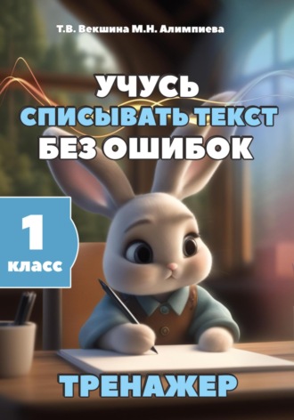 Обложка книги «Учусь списывать текст без ошибок. Тренажёр. 1 класс»