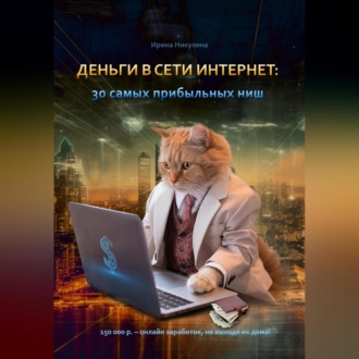 Обложка книги «Деньги в сети интернет: 30 самых прибыльных ниш»