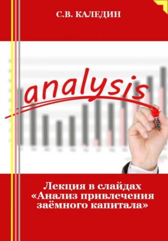 Обложка книги «Лекция в слайдах «Анализ привлечения заёмного капитала»»