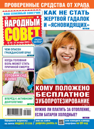 Обложка книги «Народный совет №45/2023»